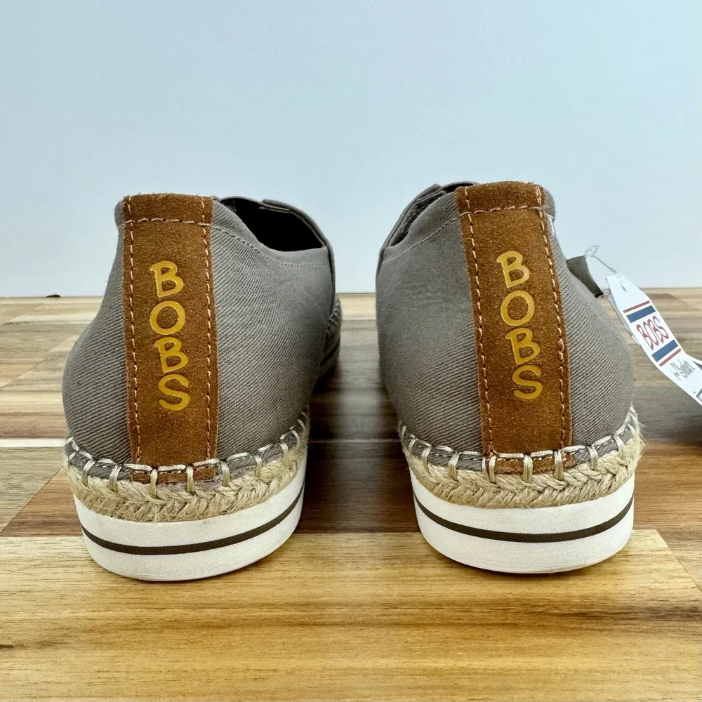 BOBS from Skechers Women's Espadrille Slip On Casual‎ Comfort Shoes